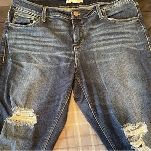 Daytrip Refined - Virgo Stretch Distressed Crop Jean